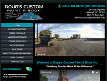 Tablet Screenshot of dougscustom.com